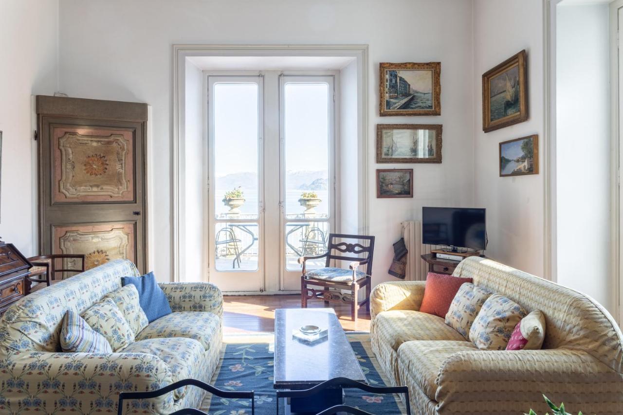 Villa Niobe - Exclusive Lakefront Apartment With Private Beach Stresa Exterior photo