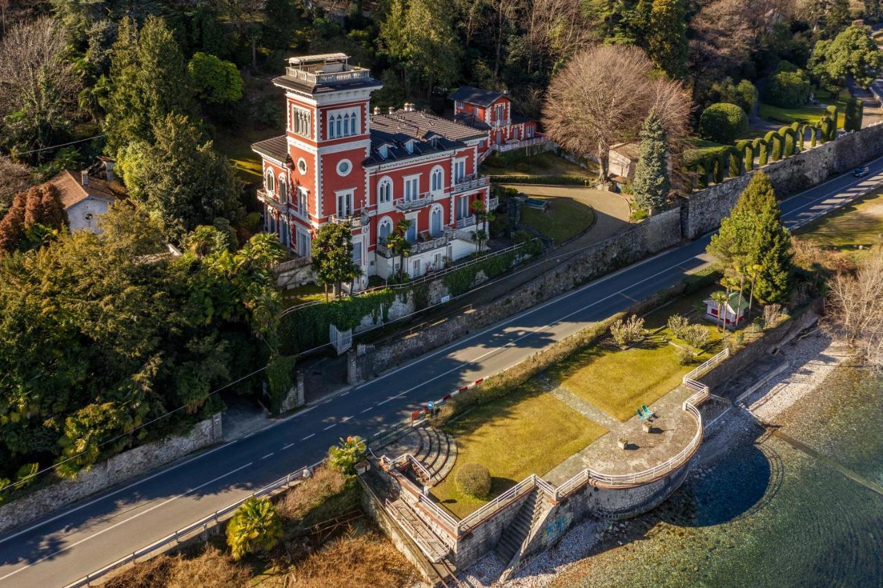Villa Niobe - Exclusive Lakefront Apartment With Private Beach Stresa Exterior photo